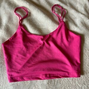 Vibrant Pink Crop Top